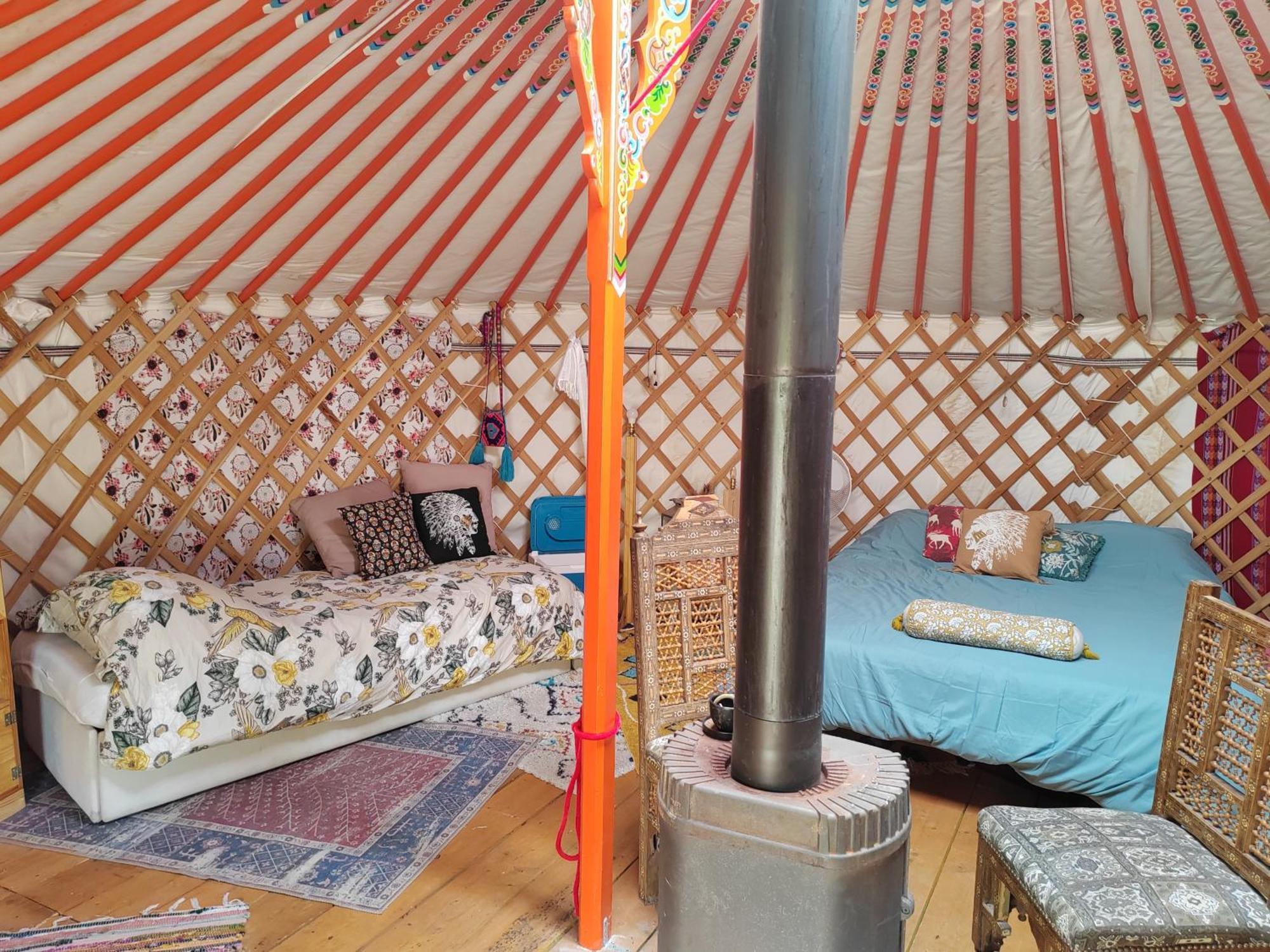 Yourte Nomade Luceram Ngoại thất bức ảnh